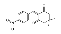 5,5-dimethyl-2-[(4-nitrophenyl)methylidene]cyclohexane-1,3-dione结构式