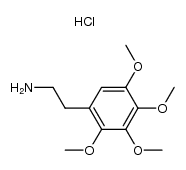 2,3,4,5-tetramethoxy-β-phenylethylamine hydrochloride Structure