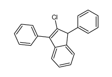 2-chloro-1,3-diphenyl-1H-indene结构式