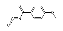 p-methoxythiobenzoyl isocyanate Structure