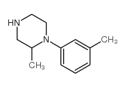2-甲基-1-(3-甲苯基)哌嗪结构式