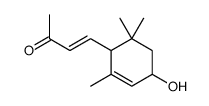 4-(4-hydroxy-2,6,6-trimethylcyclohex-2-en-1-yl)but-3-en-2-one Structure