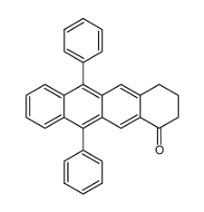 6,11-diphenyl-3,4-dihydrotetracen-1(2H)-one结构式