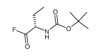 (S)-1,1-dimethylethyl [1-(fluorocarbonyl)propyl]carbamate结构式