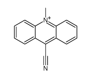 10-methylacridin-10-ium-9-carbonitrile Structure