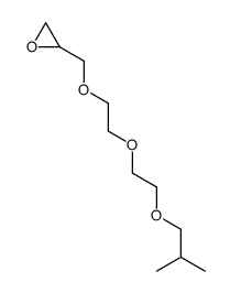 [[2-[2-(isobutoxy)ethoxy]ethoxy]methyl]oxirane结构式