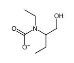 ETHYL-1-(HYDROXYMETHYL)PROPYLCARBAMATE Structure