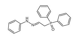 2-(diphenylphosphoryl)acetaldehyde phenylhydrazone Structure