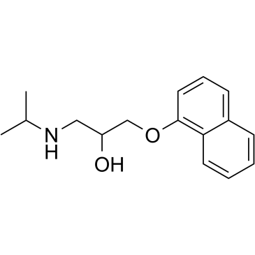 心得安(普萘洛尔)结构式