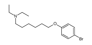 6-(4-bromophenoxy)-N,N-diethylhexan-1-amine Structure