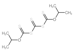 propan-2-yloxy-propan-2-yloxycarbothioylsulfanylcarbothioylsulfanyl-me thanethione Structure