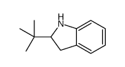 2-tert-butyl-2,3-dihydro-1H-indole结构式