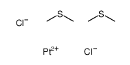 dichloroplatinum,methylsulfanylmethane结构式