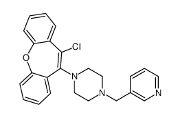 1-(5-chlorobenzo[b][1]benzoxepin-6-yl)-4-(pyridin-3-ylmethyl)piperazine Structure