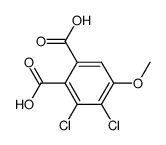 3,4-dichloro-5-methoxyphthalic acid Structure