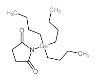 2,5-Pyrrolidinedione,1-(tributylgermyl)- Structure