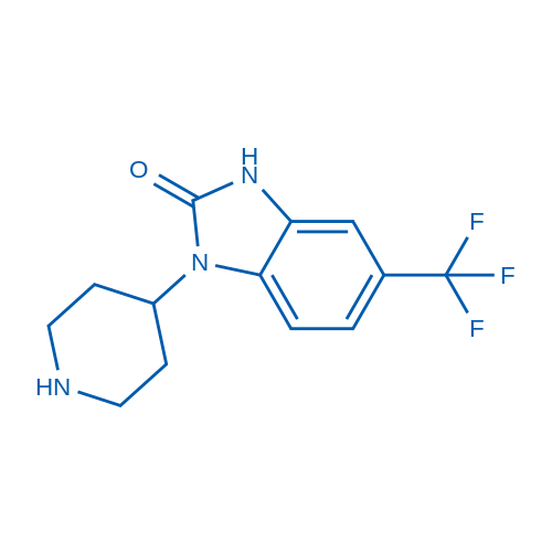 1-(哌啶-4-基)-5-(三氟甲基)-1H-苯并[d]咪唑-2(3H)-星空app结构式