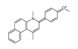 3-(4-methoxyphenyl)-1,4-dimethylbenzo[f]quinolin-4-ium Structure