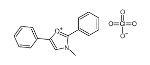 3-methyl-2,5-diphenyl-1,3-oxazol-3-ium,perchlorate结构式