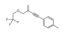 1-methyl-4-[3-(2,2,2-trifluoroethoxymethyl)but-3-en-1-ynyl]benzene Structure