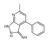 6-methyl-4-phenyl-2H-pyrazolo[3,4-b]pyridin-3-amine Structure