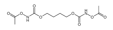 1,4-bis-[N-(acetyloxy)carbamoyloxy]-butane Structure