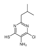 5-amino-6-chloro-2-(2-methylpropyl)-1H-pyrimidine-4-thione结构式