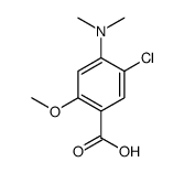 5-chloro-4-(dimethylamino)-2-methoxybenzoic acid结构式