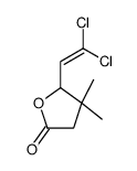 5-(2,2-dichloroethenyl)-4,4-dimethyloxolan-2-one Structure