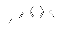 1-butenyl-4-methoxybenzene结构式