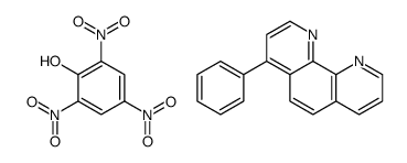 4-phenyl-1,10-phenanthroline,2,4,6-trinitrophenol结构式