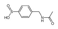 4-(acetylamino-methyl)-benzenesulfinic acid Structure