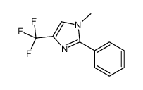 1-Methyl-2-phenyl-4-(trifluoromethyl)-1H-imidazole structure