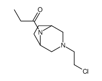 3-(2-Chloroethyl)-8-propionyl-3,8-diazabicyclo[3.2.1]octane结构式