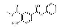 methyl 2-amino-5-(phenylcarbamoyl)benzoate Structure