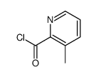 2-Pyridinecarbonyl chloride, 3-methyl- (9CI) structure