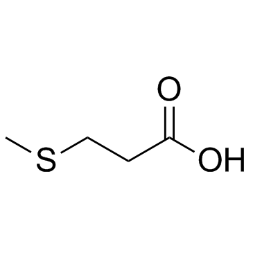 3-(Methylthio)propionic acid Structure