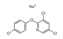 4-(3,5-dichloro-2-pyridyloxy)phenol sodium salt结构式