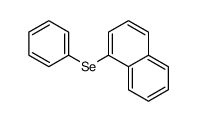 1-phenylselanylnaphthalene Structure