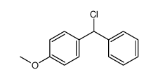 (RS)-1-(chlorophenylmethyl)-4-methoxybenzene结构式