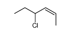 4-chlorohex-2-ene结构式