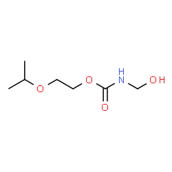 2-(1-methylethoxy)ethyl (hydroxymethyl)-carbamate structure