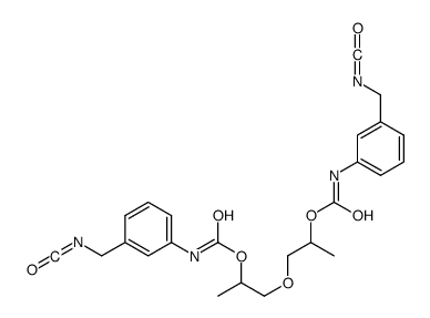 Bis[[3-(isocyanatomethyl)phenyl]carbamic acid]oxybis(1-methyl-2,1-ethanediyl) ester结构式