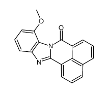 9(or 10)-methoxy-7H-benzimidazo[2,1-a]benz[de]isoquinolin-7-one Structure