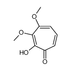 2-hydroxy-3,4-dimethoxycyclohepta-2,4,6-trien-1-one Structure