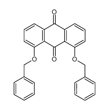 1,8-bis(benzyloxy)-9,10-anthracenedione Structure