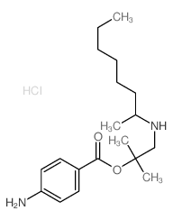 [2-(4-aminobenzoyl)oxy-2-methyl-propyl]-octan-2-yl-azanium chloride picture