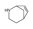 2-Azabicyclo(3.2.1)oct-6-ene structure