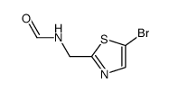 5-bromo-2-formylaminomethylthiazole Structure