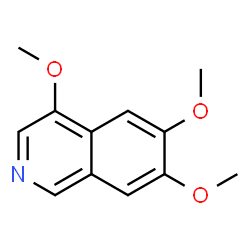 Isoquinoline, 4,6,7-trimethoxy- (9CI) Structure